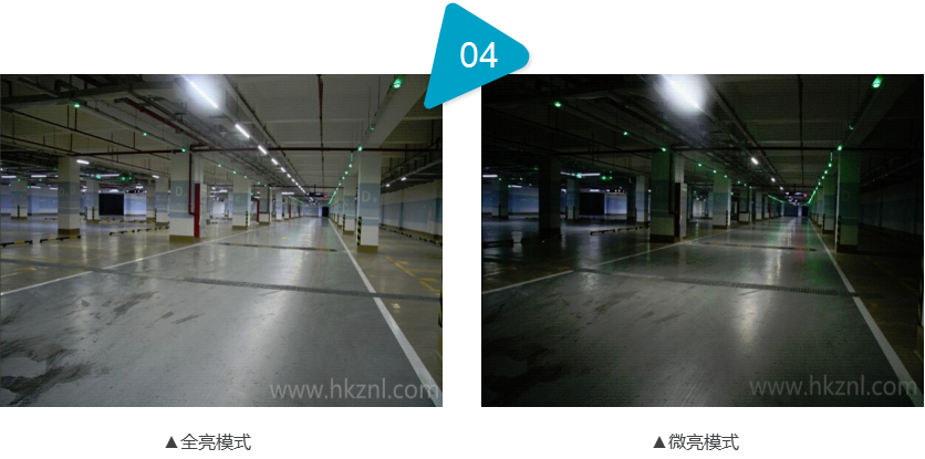 正能量LED智能照明照明效果對比